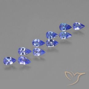 2.02 ct natürliche Helles Kornblumenblau Tansanit-Edelsteine, Birnenform, VS