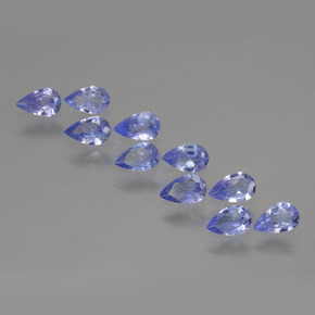 1,91 ct natürliche blauer Tansanit-Edelsteine, Birnenform, VS