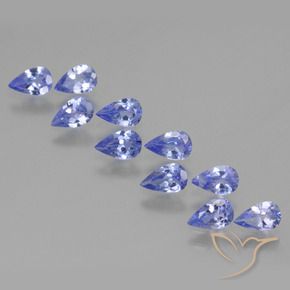 2.01 ct natürliche Intensives Violettblau Tansanit-Edelsteine, Birnenform, VS