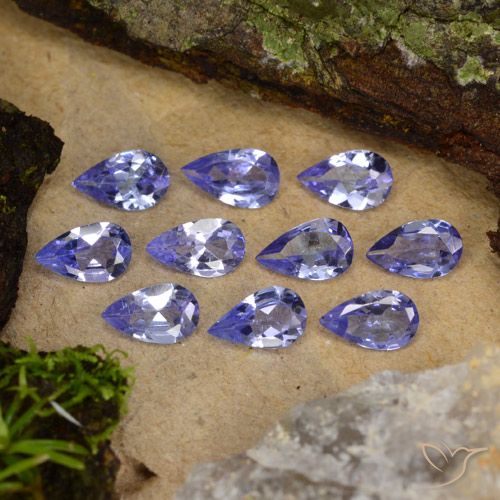 1.91ctw Natürlicher Violet Tansanit, Birnenform, VS