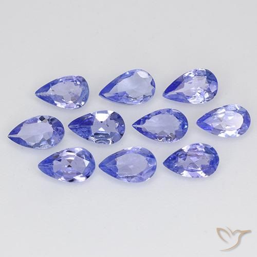1.81ctw Natürlicher Intensives Violettblau Tansanit, Birnenform, VS
