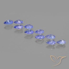 1.90 ct natürliche Intensives Violettblau Tansanit-Edelsteine, Birnenform, VS