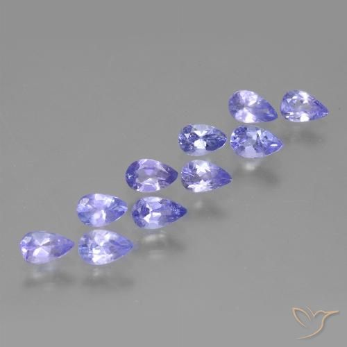 2.22ctw Natürlicher Violet Tansanit, Birnenform, VS