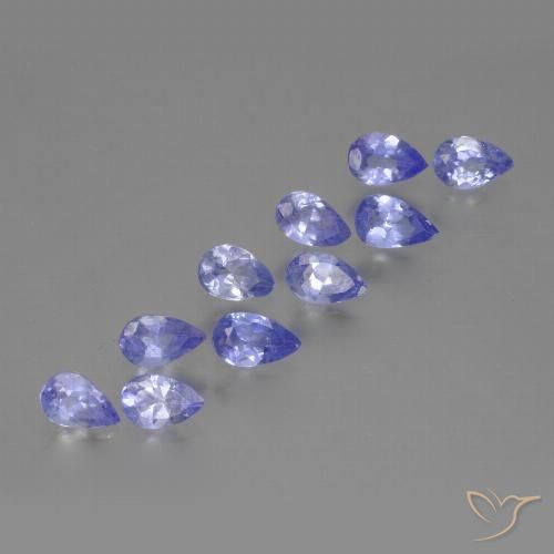 2.17ctw Natürlicher Violet Tansanit, Birnenform, VS