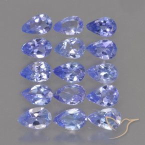 2.41 ct natürliche Intensives Violettblau Tansanit-Edelsteine, Birnenform, VS