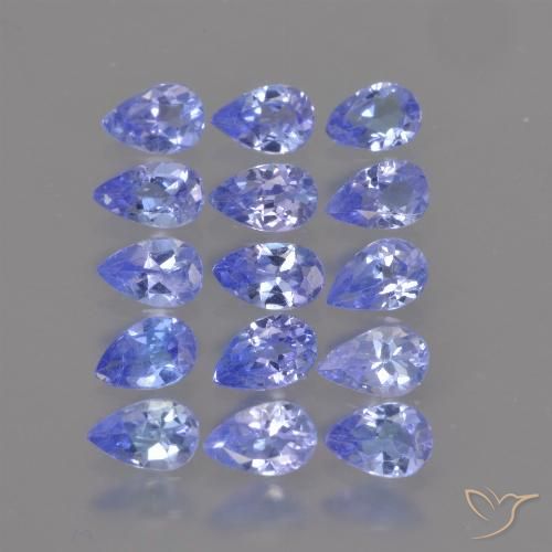 2.60ctw Natürlicher tiefblau Tansanit, Birnenform, VS