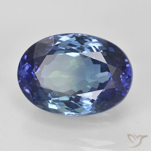 9,17 ctw natürlicher Wahres Blau Tansanit, Oval, VVS