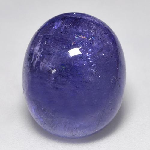 9,17 ctw natürlicher violett-blau Tansanit, Oval Schliff, Lichtdurchlässig