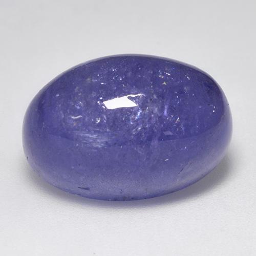 22,10 ctw natürlicher violetter Tansanit, Oval Schliff, Lichtdurchlässig