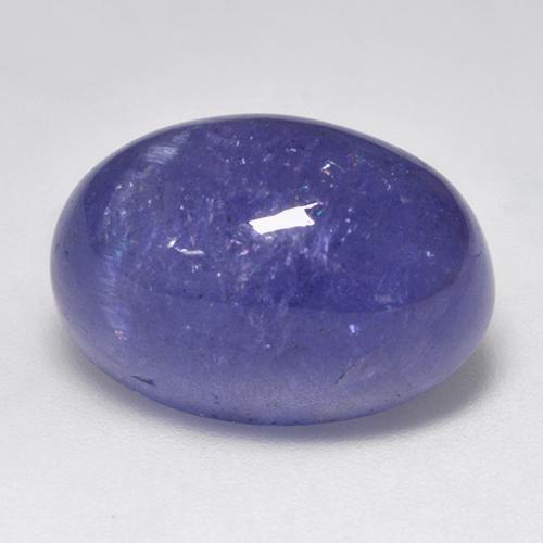 22,10 ctw natürlicher violetter Tansanit, Oval Schliff, Lichtdurchlässig