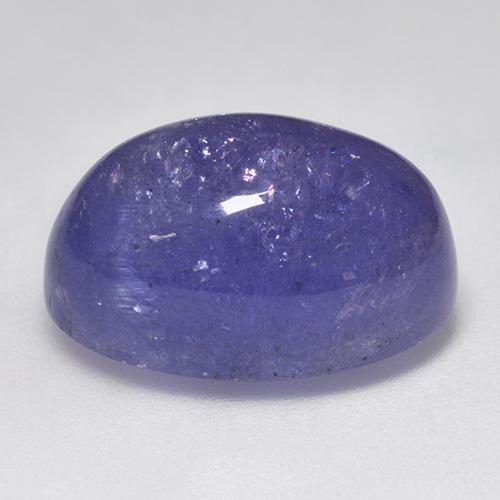 22,10 ctw natürlicher violetter Tansanit, Oval Schliff, Lichtdurchlässig