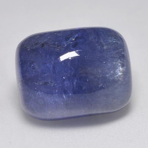 18,34 ctw natürlicher blauer Tansanit, Kissenschliff, Lichtdurchlässig