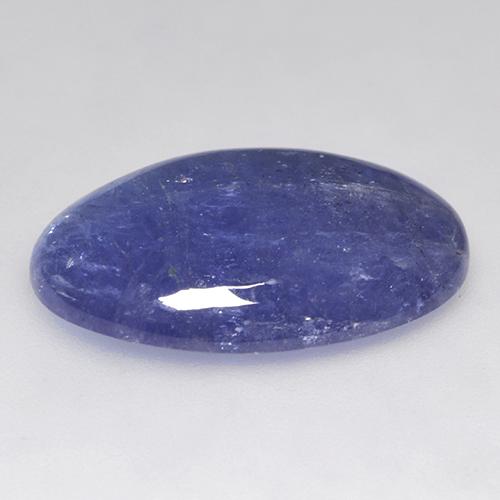 18,74 ctw natürlicher blauer Tansanit, Oval Schliff, Lichtdurchlässig