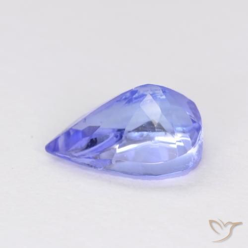 9,17 ctw natürlicher violett-blau Tansanit, Birnenform, VS