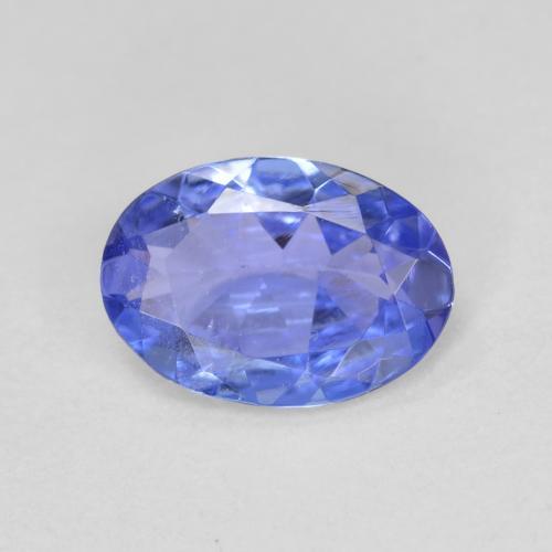 0,52 ctw natürlicher blauer Tansanit, Oval Schliff, VS