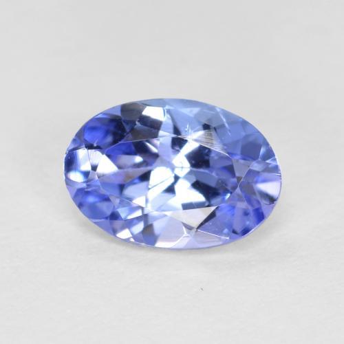 0,62 ctw natürlicher blauer Tansanit, Oval Schliff, VS