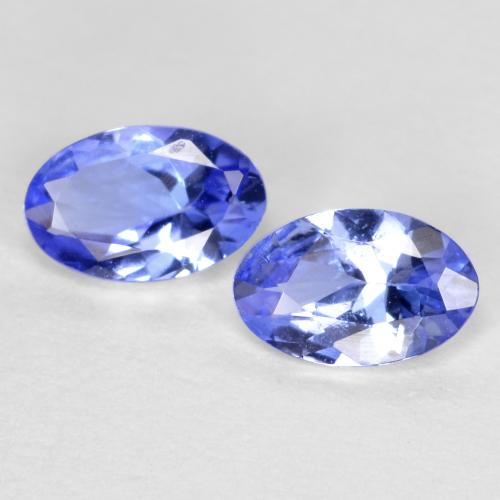 0.68 ct natürliche Blau Tansanit-Edelsteine, Oval Schliff, VS