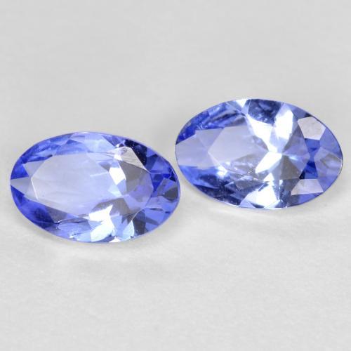 0.68 ct natürliche Blau Tansanit-Edelsteine, Oval Schliff, VS