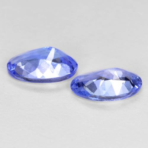 0.68 ct natürliche Blau Tansanit-Edelsteine, Oval Schliff, VS