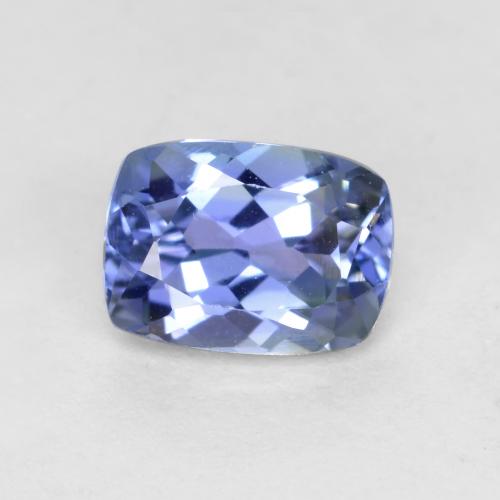 0,63 ctw natürlicher blauer Tansanit, Kissenschliff, VVS-VS