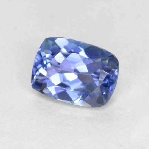 0,63 ctw natürlicher blauer Tansanit, Kissenschliff, VVS-VS