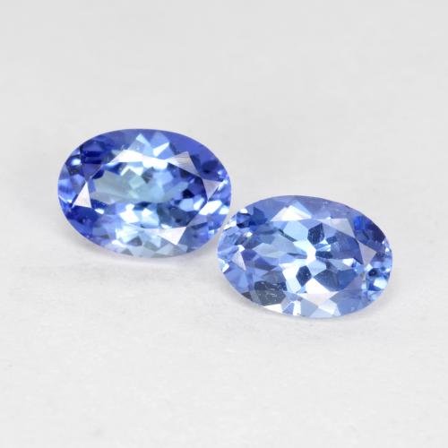 1,12 ct natürliche blauer Tansanit-Edelsteine, Oval Schliff, VVS-VS