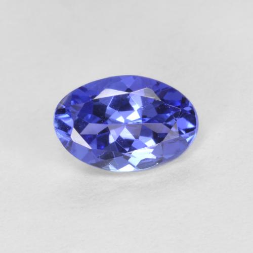 0,42 ctw natürlicher blauer Tansanit, Oval Schliff, VVS-VS