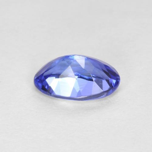 0,42 ctw natürlicher blauer Tansanit, Oval Schliff, VVS-VS