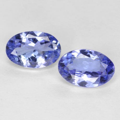 0,98 ct natürliche blauer Tansanit-Edelsteine, Oval Schliff, VS