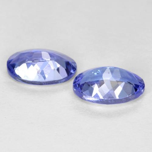 0,98 ct natürliche blauer Tansanit-Edelsteine, Oval Schliff, VS