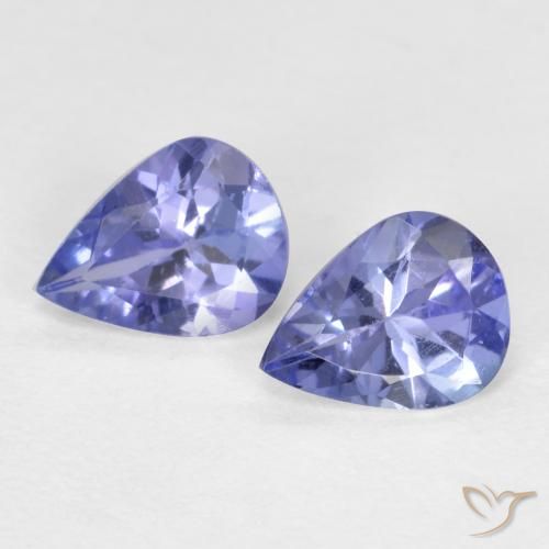 0.57ctw Natürlicher Mittleres Marineblau Tansanit, Birnenform, VVS-VS