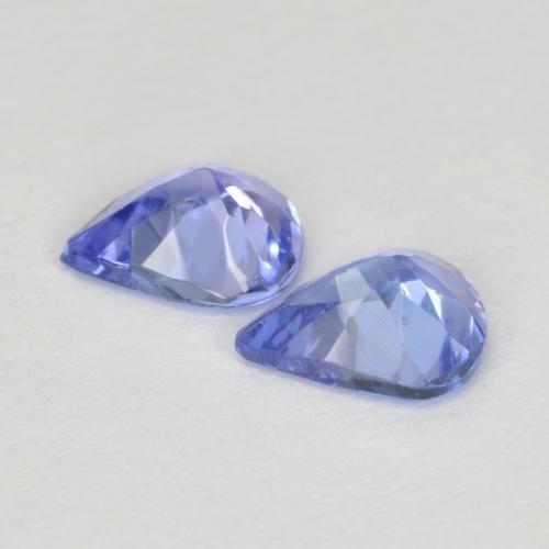 0,55 ct natürliche blauer Tansanit-Edelsteine, Birnenform, VVS-VS