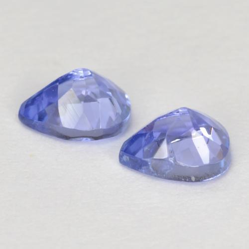 0,73 ct natürliche blauer Tansanit-Edelsteine, Birnenform, VS