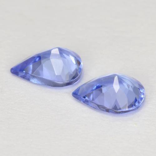 0,56 ct natürliche blauer Tansanit-Edelsteine, Birnenform, VVS-VS