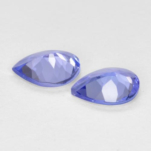 0,51 ct natürliche blauer Tansanit-Edelsteine, Birnenform, VVS-VS