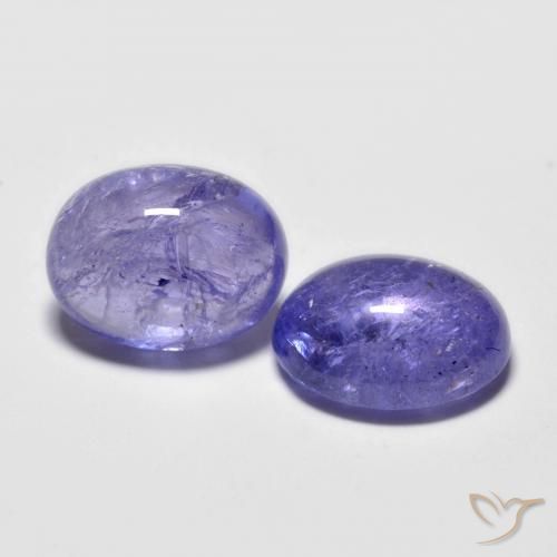 6.13 ct natürliche Silberblau Tansanit-Edelsteine, Oval Schliff, Transparent
