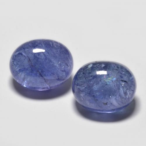 9,72 ct natürliche blauer Tansanit-Edelsteine, Oval Schliff, Transparent