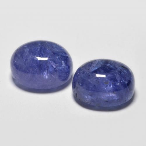 9,72 ct natürliche blauer Tansanit-Edelsteine, Oval Schliff, Transparent
