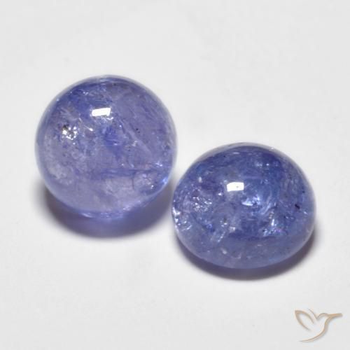 4.08ctw Natürlicher Silberblau Tansanit, Runden, Transparent