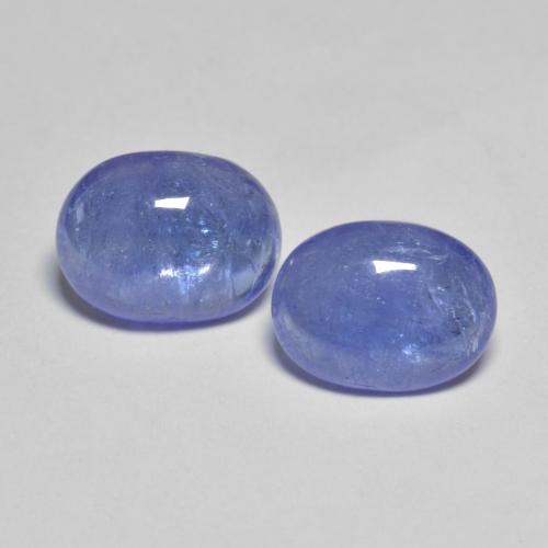 3,99 ct natürliche blauer Tansanit-Edelsteine, Oval Schliff, Transparent