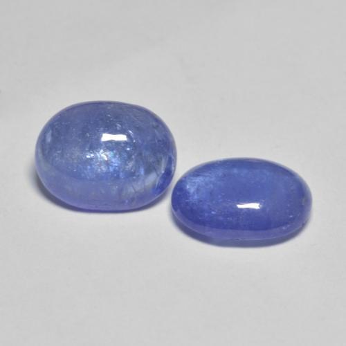 3,99 ct natürliche blauer Tansanit-Edelsteine, Oval Schliff, Transparent