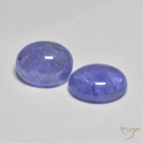 4.53 ct natürliche Intensives Violettblau Tansanit-Edelsteine, Oval Schliff, Transparent