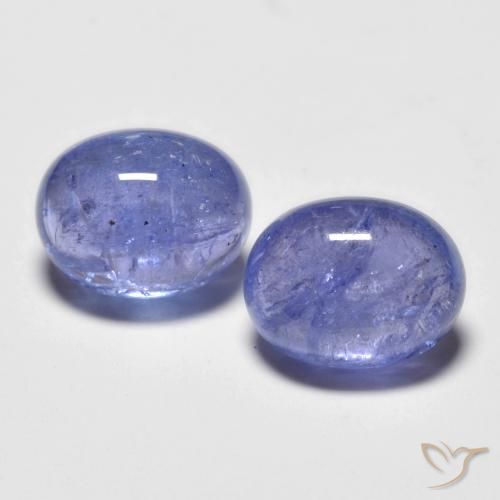 5,06 ct natürliche blauer Tansanit-Edelsteine, Oval Schliff, Transparent