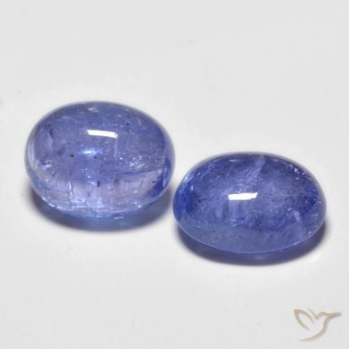 5,06 ct natürliche blauer Tansanit-Edelsteine, Oval Schliff, Transparent