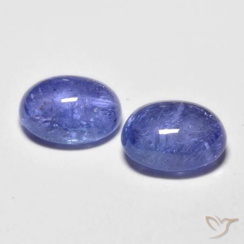 5,06 ct natürliche blauer Tansanit-Edelsteine, Oval Schliff, Transparent