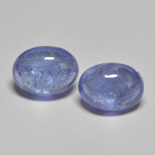 3,03 ct natürliche blauer Tansanit-Edelsteine, Oval Schliff, Transparent
