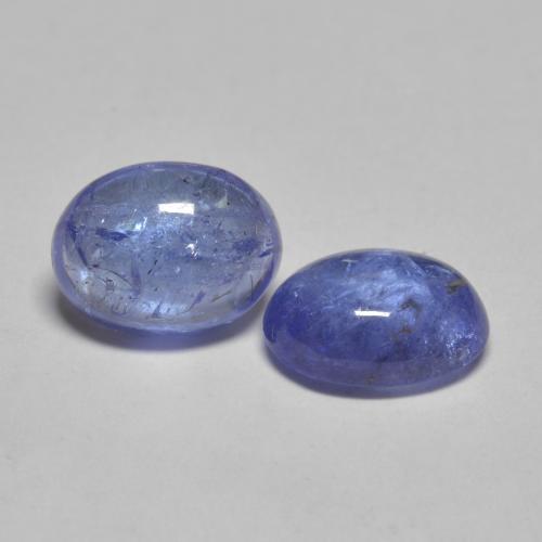 3,03 ct natürliche blauer Tansanit-Edelsteine, Oval Schliff, Transparent