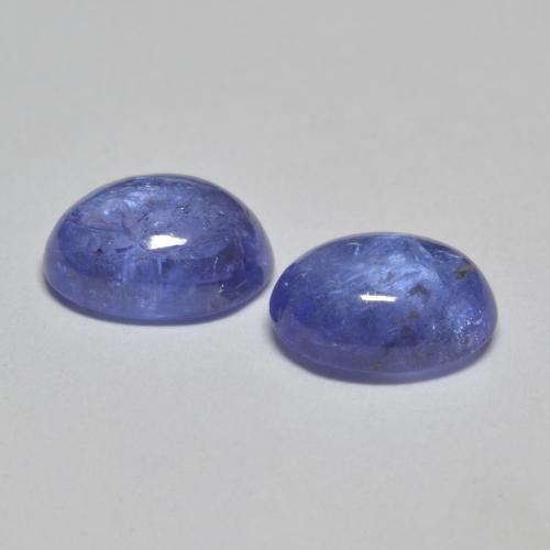 3,03 ct natürliche blauer Tansanit-Edelsteine, Oval Schliff, Transparent