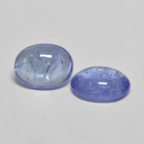2.44 ct natürliche Intensives Blau Tansanit-Edelsteine, Oval Schliff, Transparent