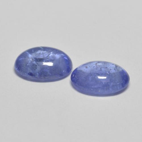 2.44 ct natürliche Intensives Blau Tansanit-Edelsteine, Oval Schliff, Transparent